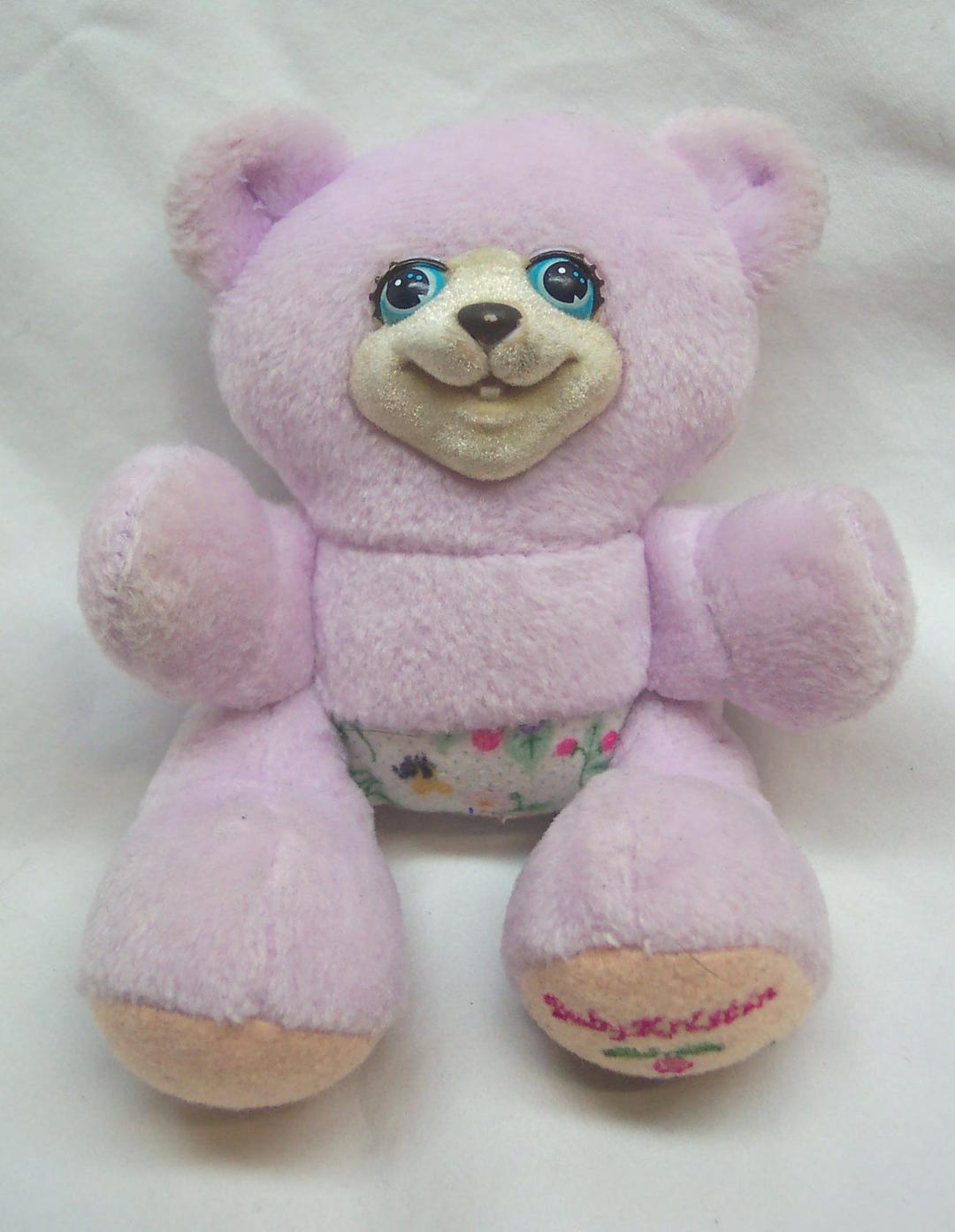 Vintage 1999 Fisher-price Briarberry Bear Purple Baby KRISTIN BEAR