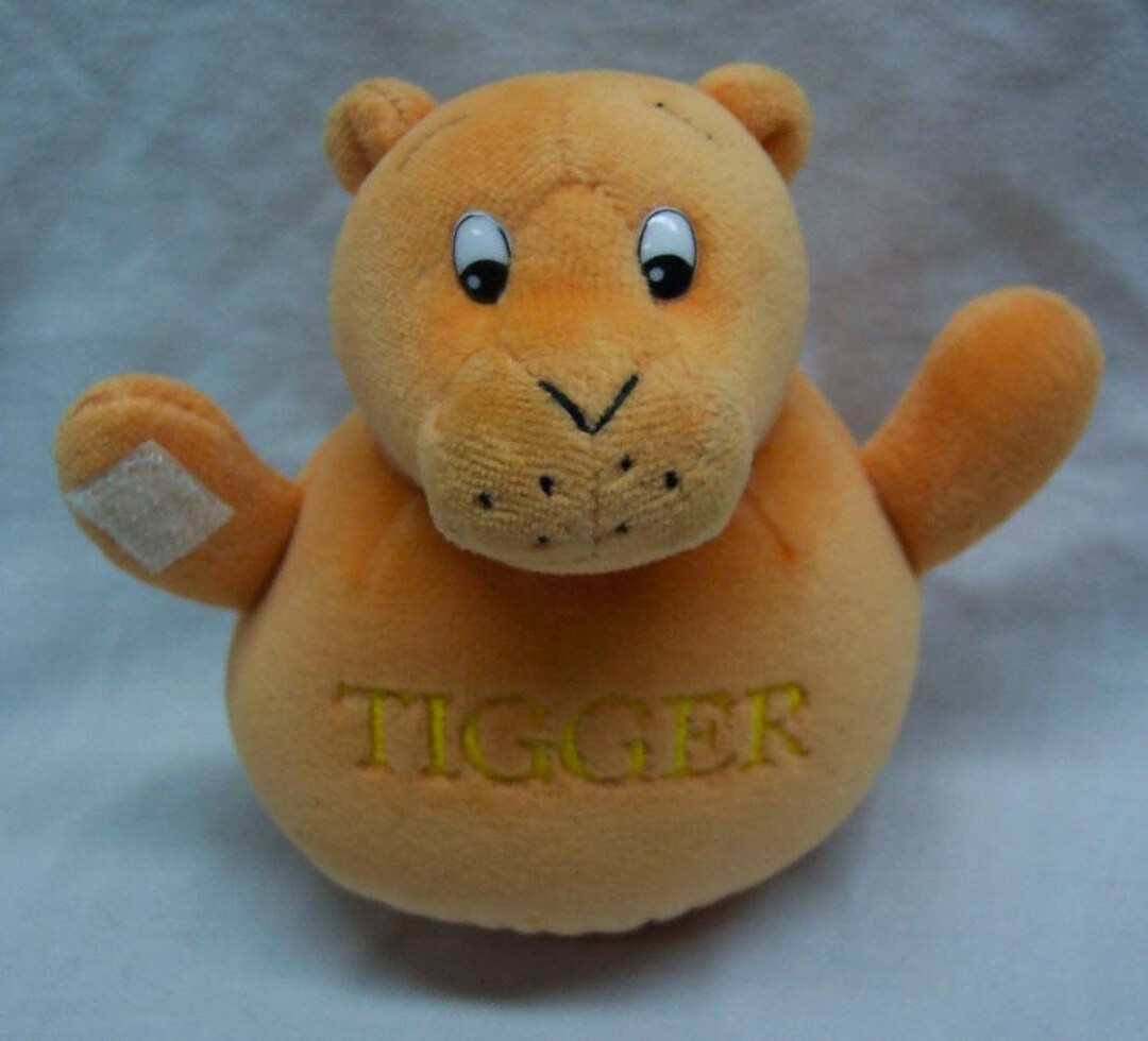 Vintage GUND Walt Disney Classic Winnie the Pooh TIGGER Rattle Ball 4 ...
