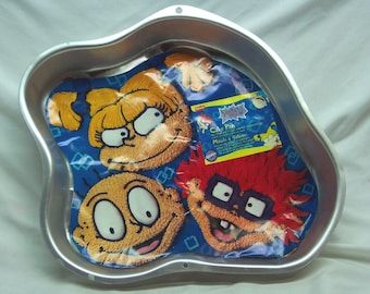 Vintage 1998 Wilton RUGRATS Nickelodeon Birthday CAKE PAN Mold Kitchen 1990's