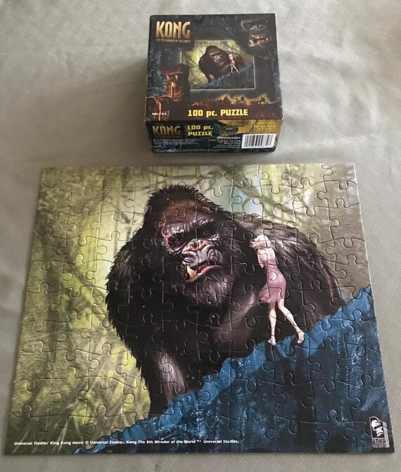 Vintage 2005 KING KONG 8th Wonder of the World Jigsaw 100 Piece