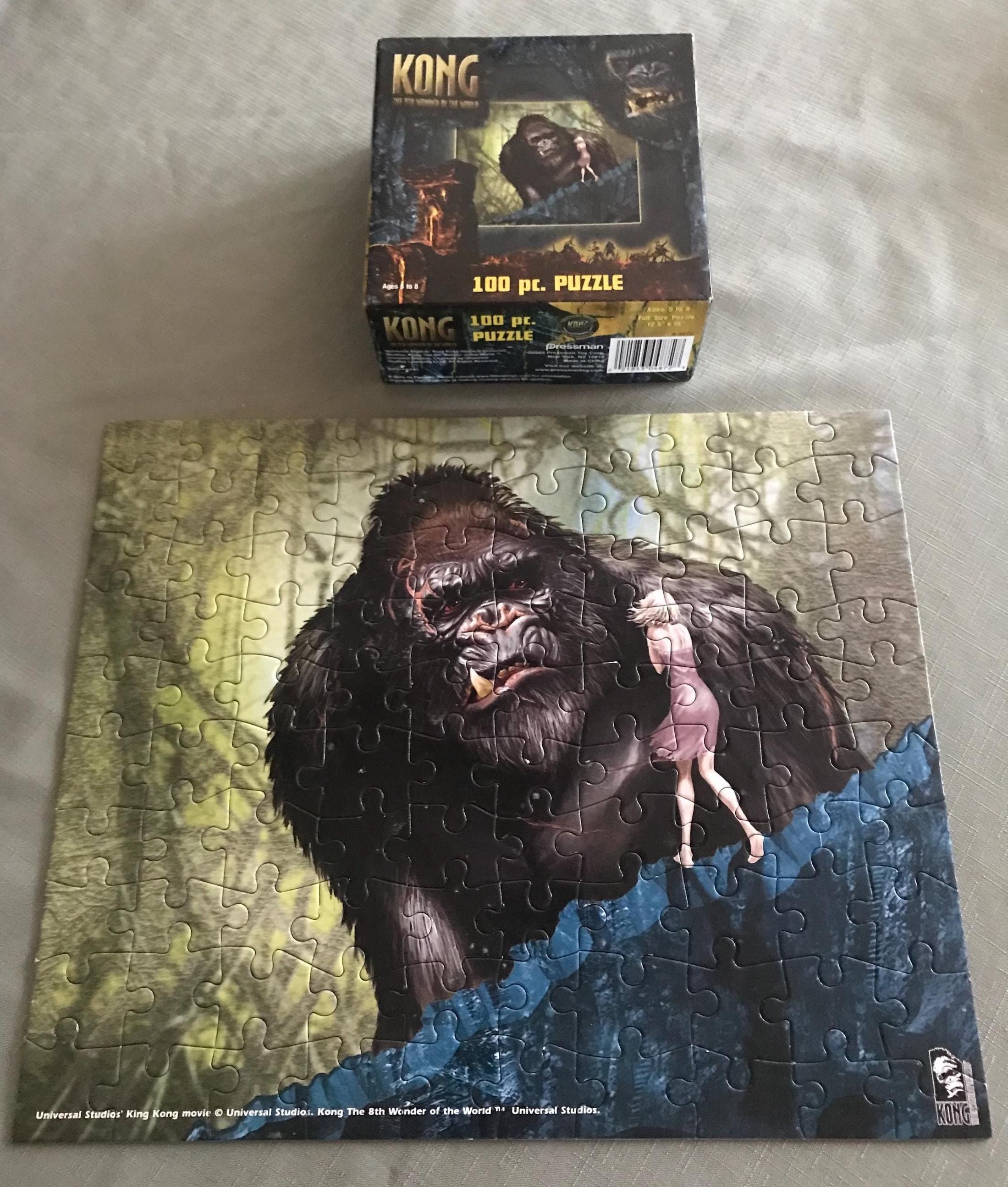 Vintage 2005 KING KONG 8th Wonder of the World Jigsaw 100 Piece