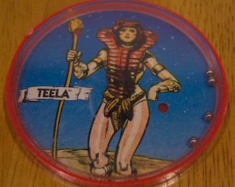 Vintage 1983 He-Man Masters Of The Universe TEELA MOTU Hand Held Dexterity Skill Game Toy 1980's