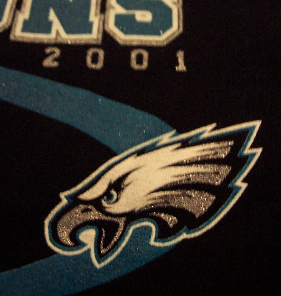 Vintage 2001 PHILADELPHIA EAGLES Nfl Nfc East Champions T