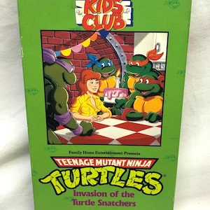 Vintage 1990 Teenage Mutant Ninja Turtles Invasion of the Turtle