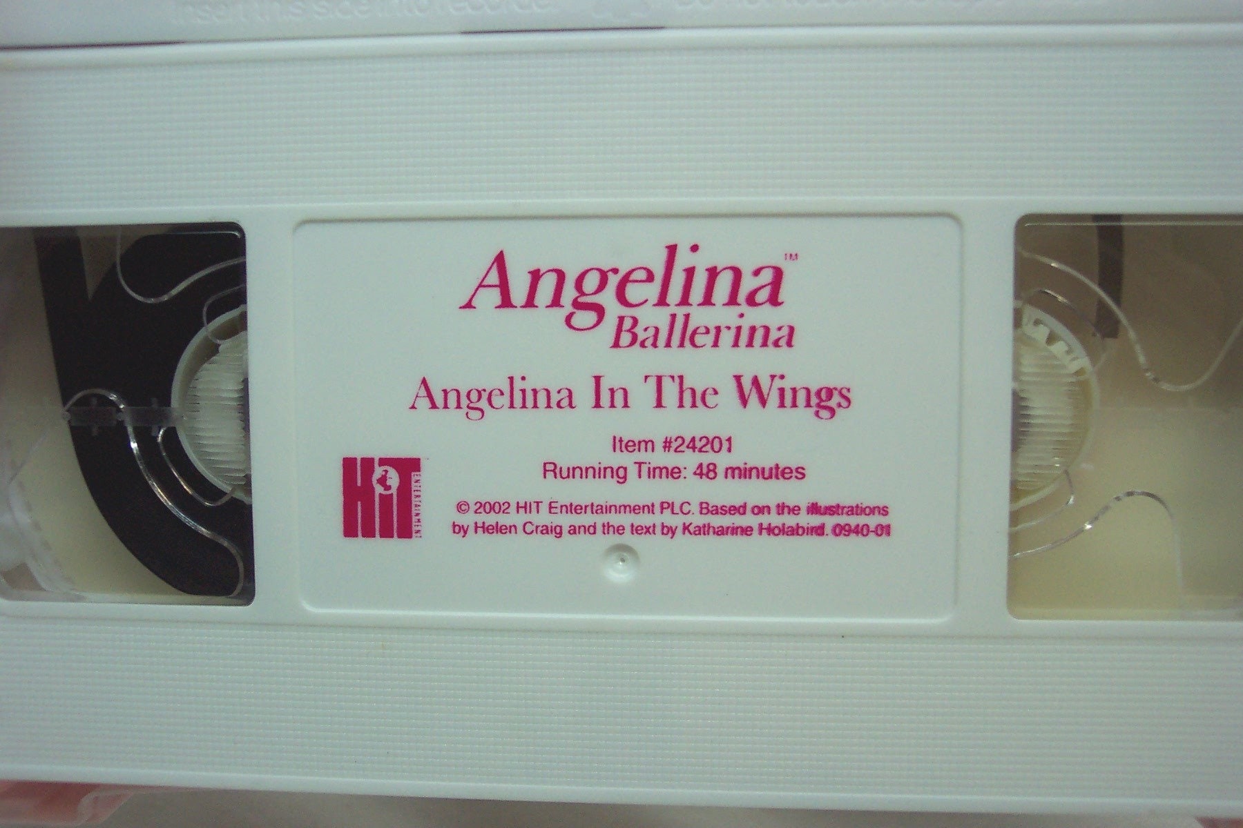 Vintage 2002 ANGELINA BALLERINA Angelina in the Wings Vhs
