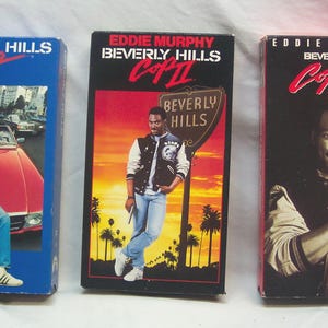 Vintage BEVERLY HILLS COP Movie Set Vhs Video 3-Tape Set 1 2 3 Eddie Murphy