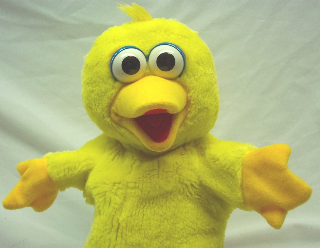 Vintage 1996 TYCO Sesame Street BIG BIRD Hand Puppet 12 Etsy