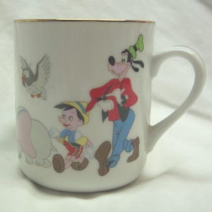 80s vintage Disneyland mag cup ディズニー VINTAGE DISNEYLAND HAPPY NEW YEAR 1988 MICKEY Minnie MOUSE