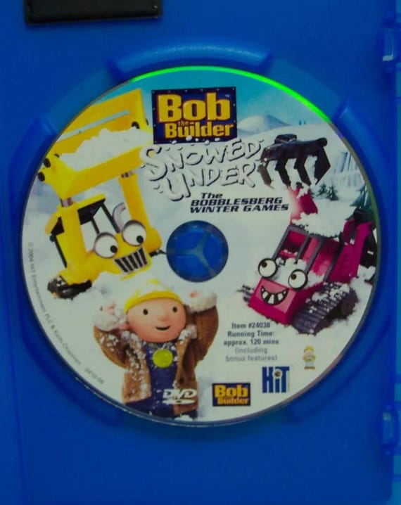 Vintage 2004 Bob the Builder SNOWED UNDER Bobblesberg Winter