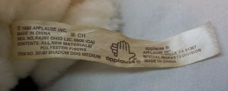 Vintage Applause 1989 SHADOW BASSETT HOUND Dog 7