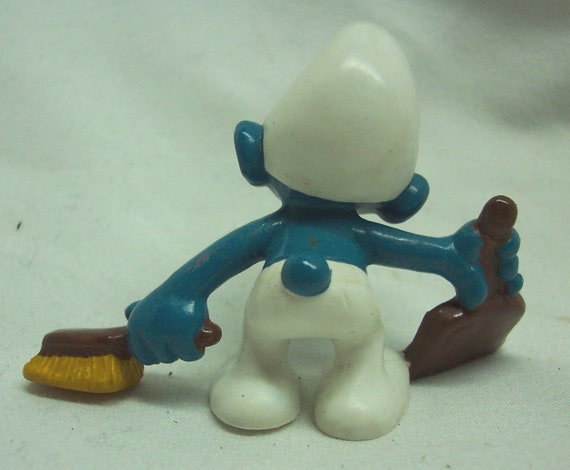 FIGURINE SCHTROUMPF SCHLEICH - Schtroumpf sur Tricycle 1978 Germany EUR