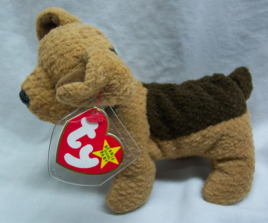 Vintage TY Beanie Baby TUFFY the Dog 6 Bean Bag Stuffed Etsy
