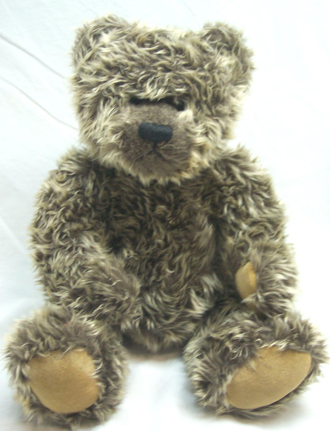 Vintage 2001 TY Beanie Buddies Classic WINTHROP Brown Fuzzy Teddy Bear ...