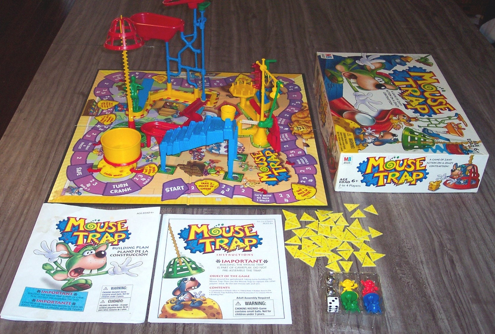 Mouse Trap Board Game - The Crazy Game with 3 Action Contraptions