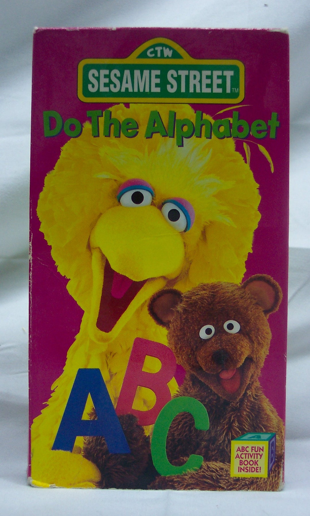 Vintage 1996 Sesame Street Do The Alphabet Vhs Video Movie Big Etsy