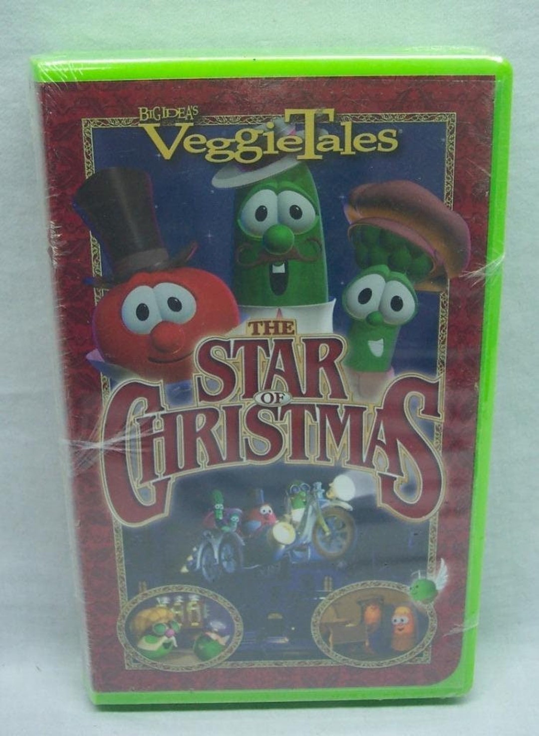 Vintage 2002 VEGGIETALES the Star of Christmas Vhs Video NEW