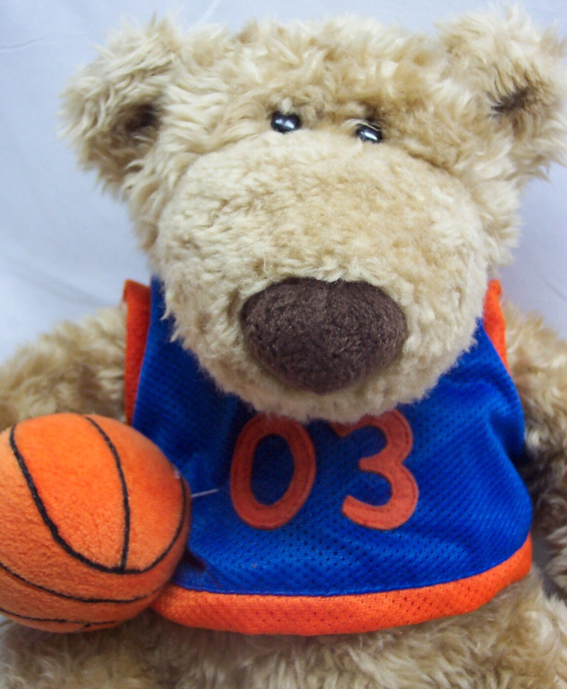 Peluche ballon de basketball (25 cm) - BEBE