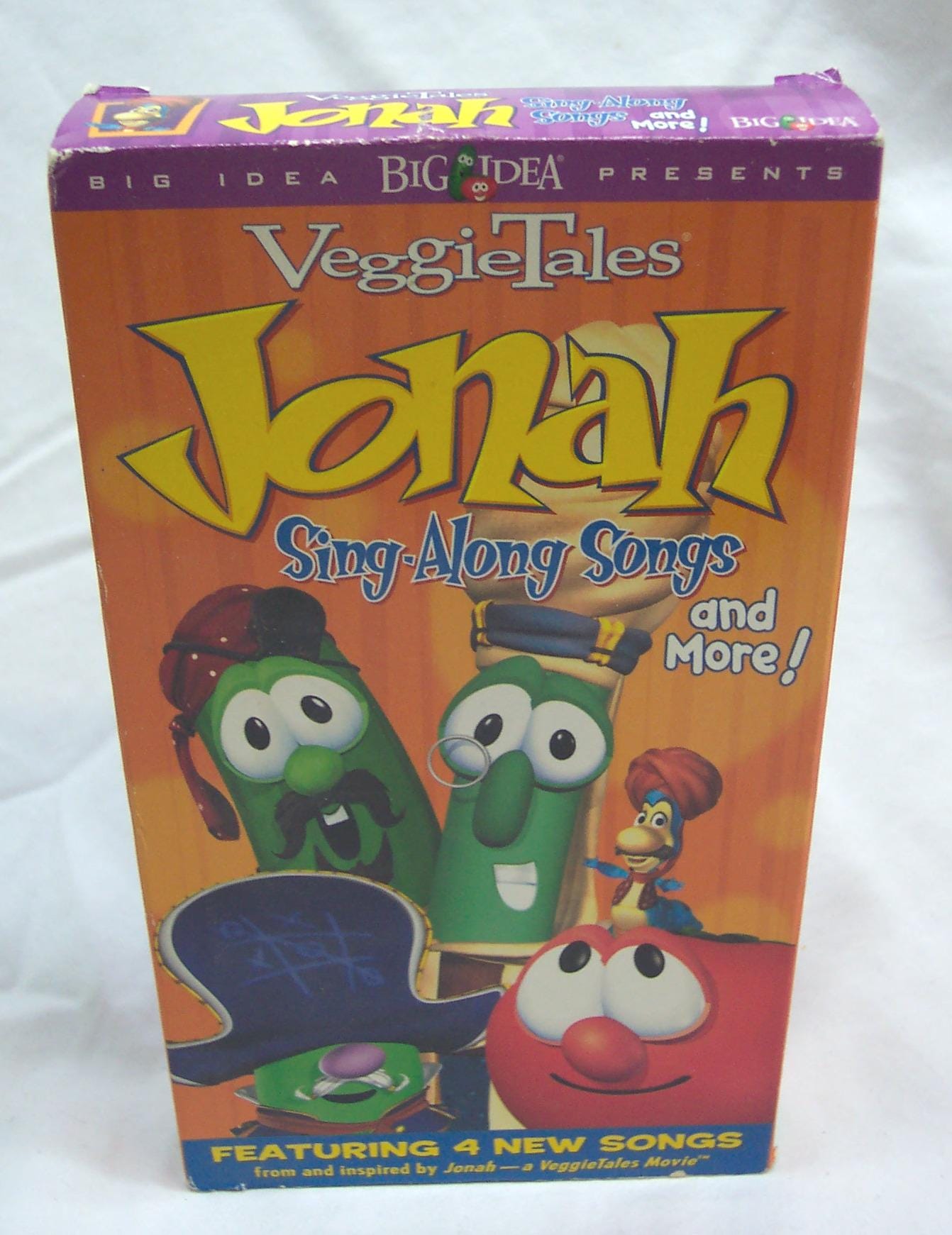 Vintage 2002 VEGGIE TALES Jonah Sing-along Songs Vhs Video Movie
