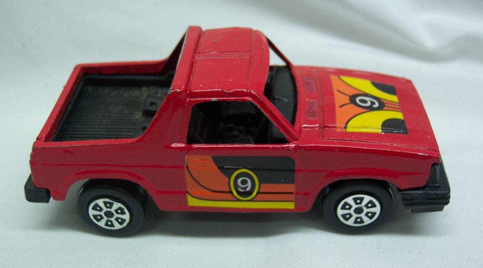 Vintage 1970's TOOTSIE TOY Red Pickup Truck 9 Race Metal Etsy