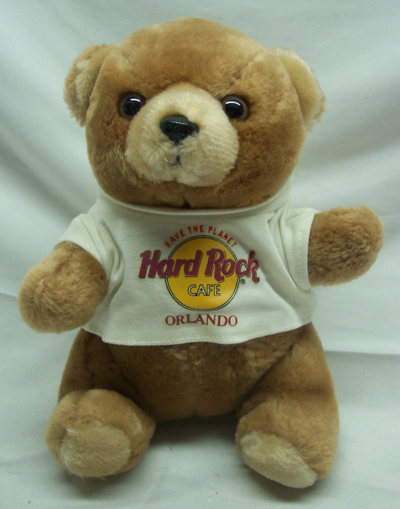 Vintage Hard Rock Cafe ORLANDO Brown TEDDY BEAR 8