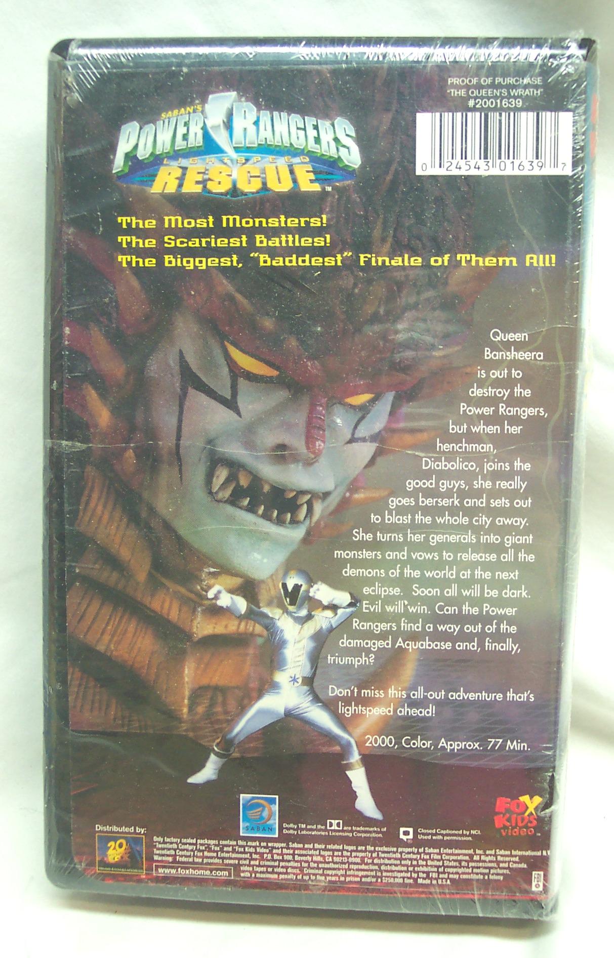 Vintage 2000 Mighty Morphin Power Rangers Lightspeed Rescue THE