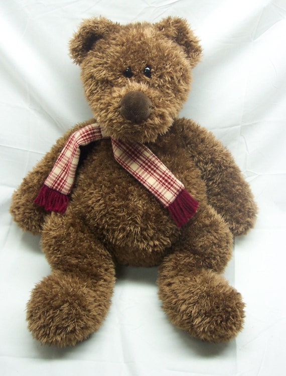 big brown stuffed teddy bear