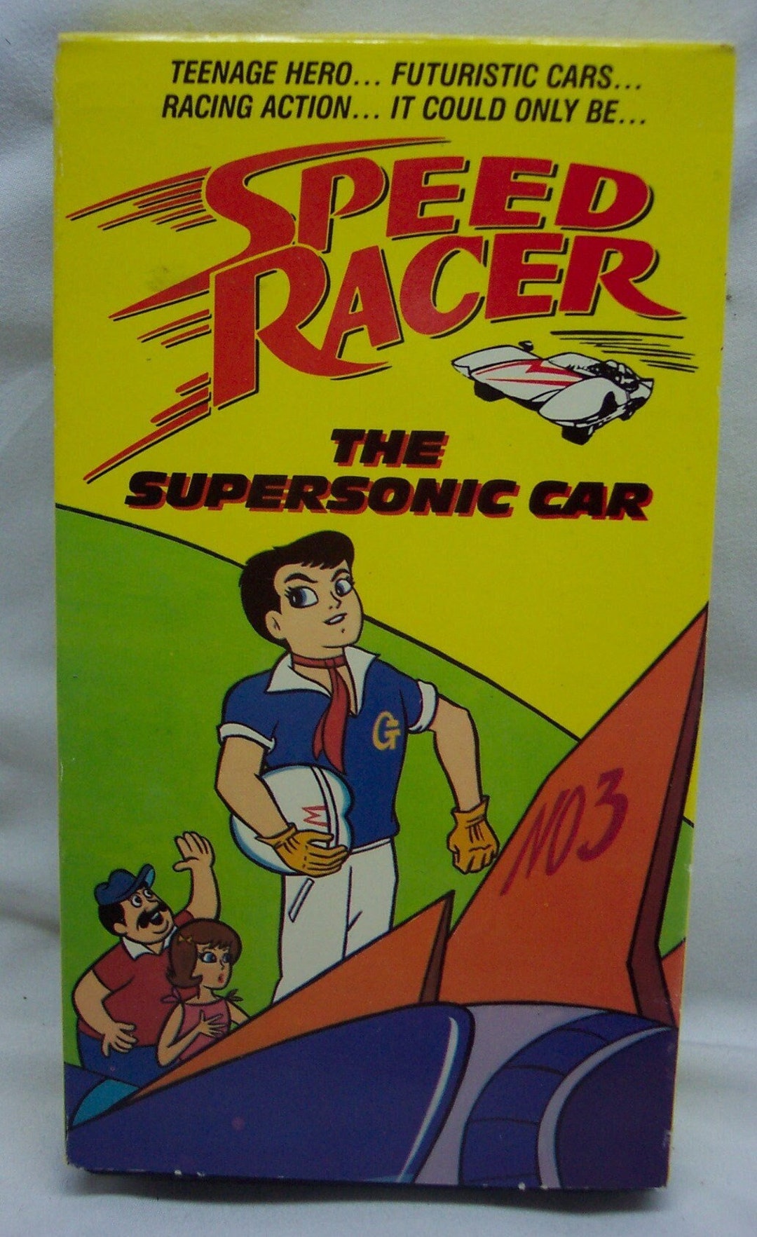Vintage 1991 SPEED RACER the Supersonic Car Animated Cartoon