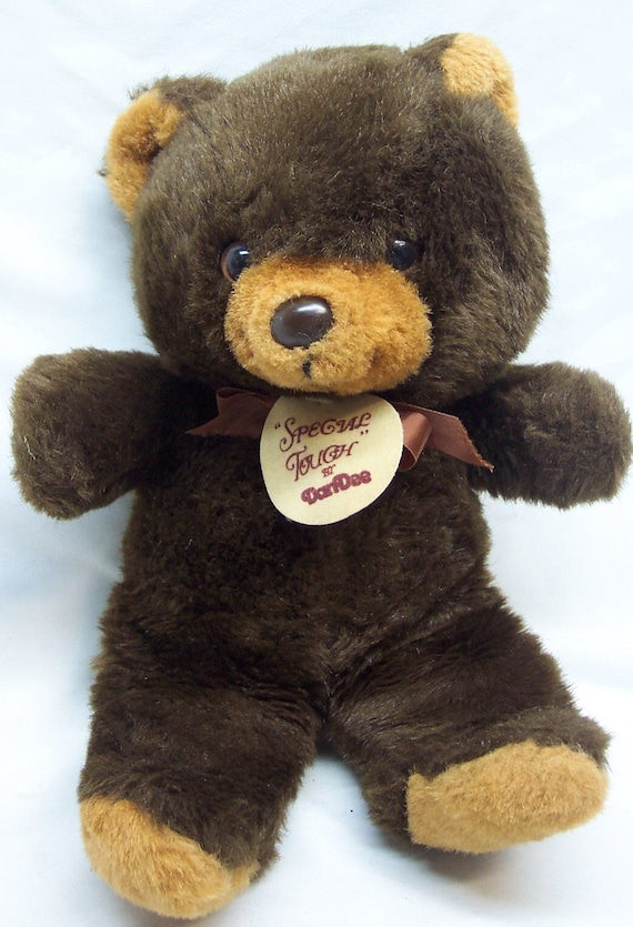 Vintage Dan Dee SPECIAL TOUCH Brown Teddy Bear 12