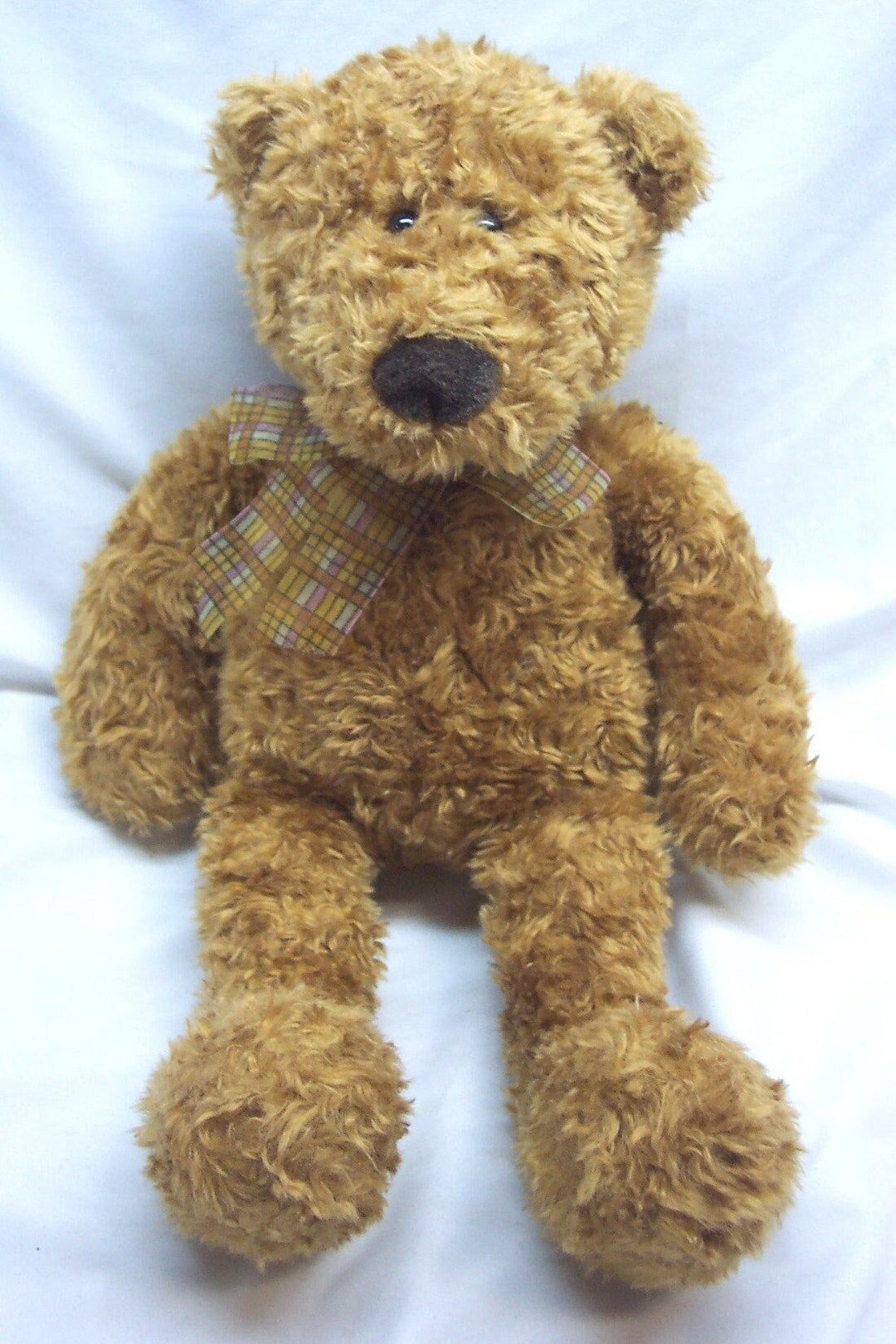 Vintage Animal Alley Very Soft Tan TEDDY BEAR 8" Plush Stuffed Animal ...