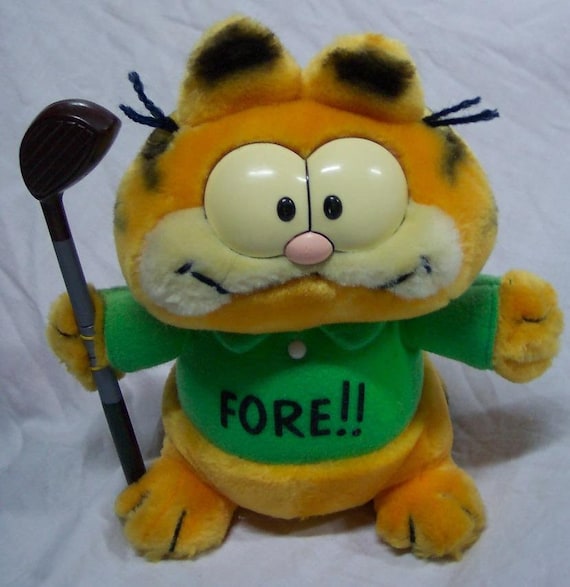 vintage garfield stuffed animal