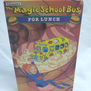 Vídeo VHS de Scholastic: El autobús mágico para el almuerzo (1995)
