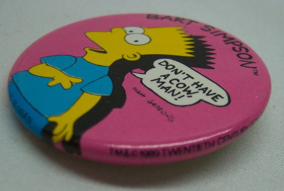 1989 The Simpsons Bart Simpson Don't Have A Cow M… - image 2