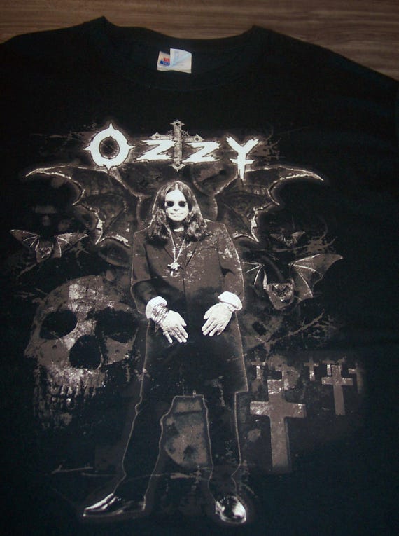 Vintage 2004 OZZY OSBOURNE T-shirt Mens MEDIUM Metal Band the