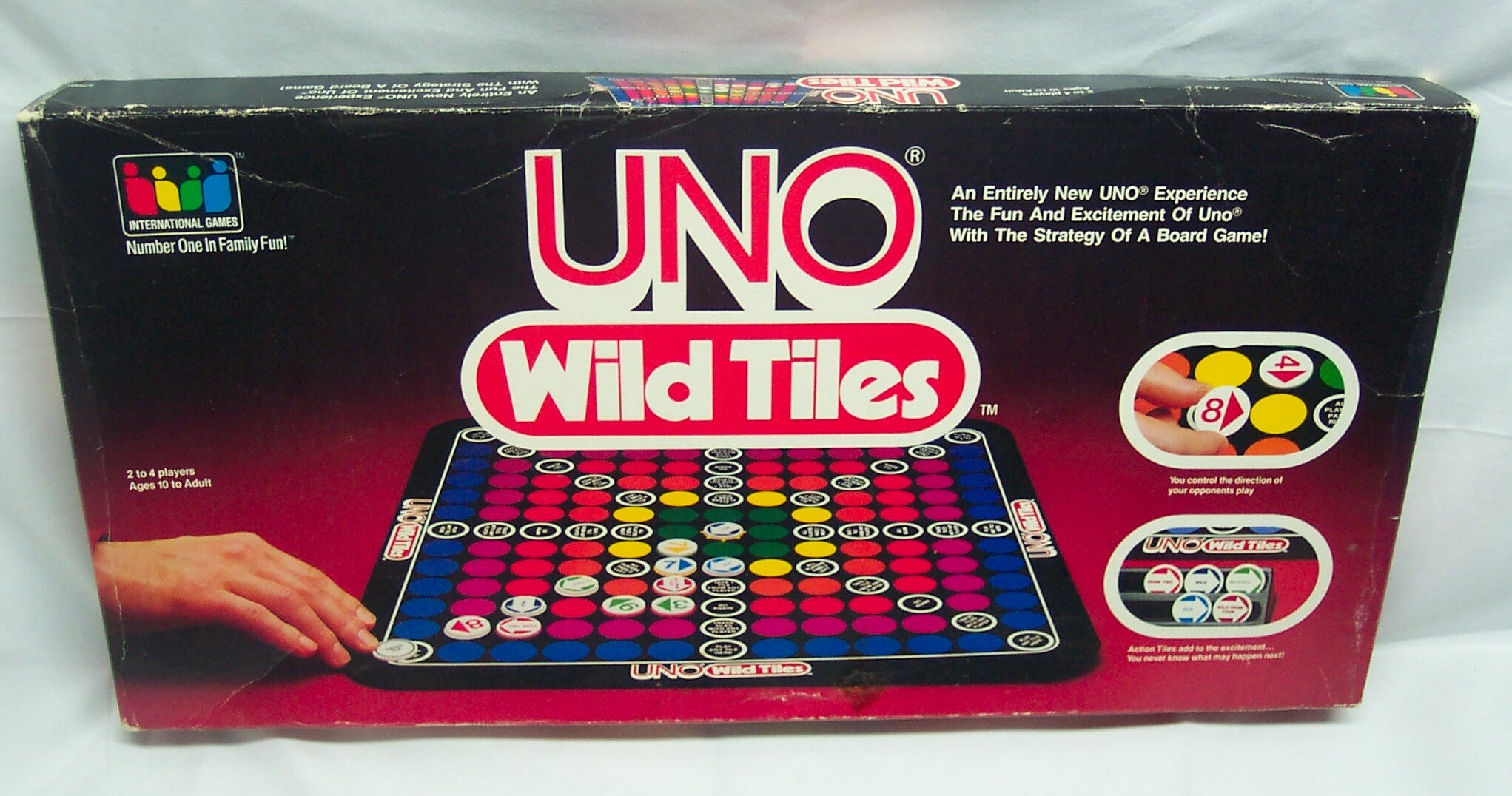 Vintage 1983 UNO WILD TILES Board Game Complete With Instructions 