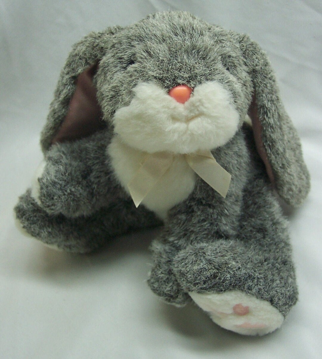 Vintage RUSS BOUNCY Gray Lop Eared Bunny Rabbit 7