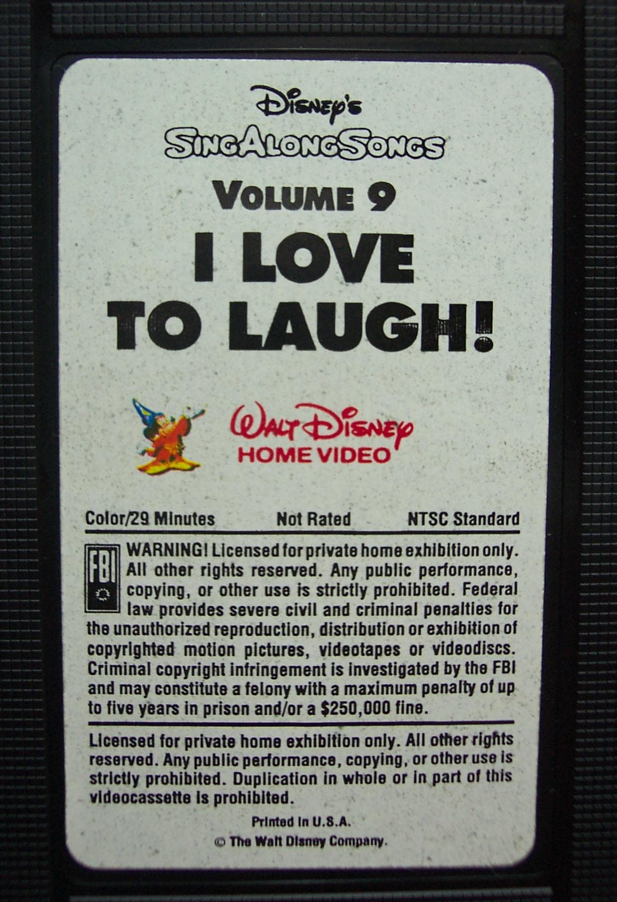 Vintage Walt Disney Sing Along Songs TMARY POPPINS Volume 9 I Love