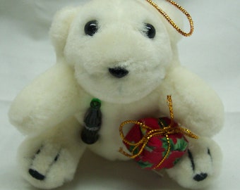 coca cola plush polar bear 1993