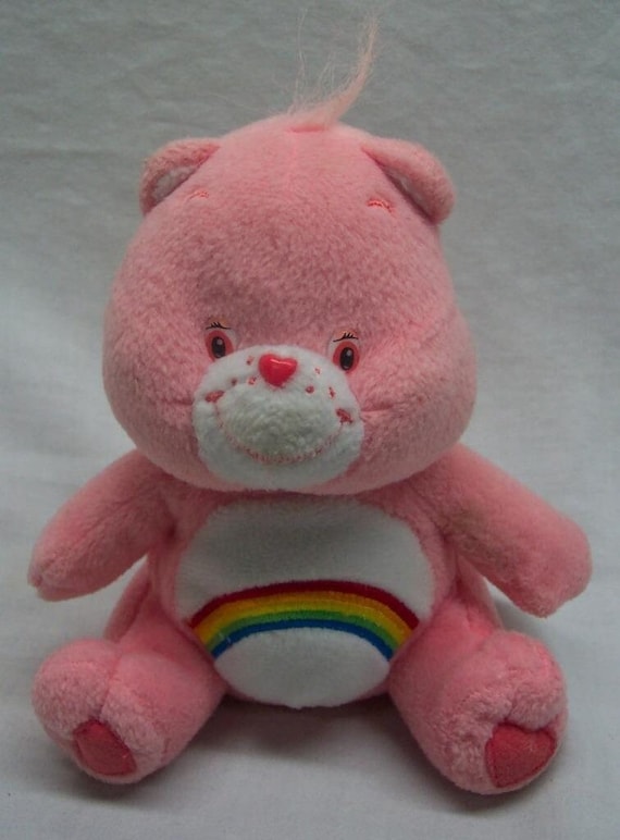 Vintage 2003 Care Bears PINK CHEER BEAR 6