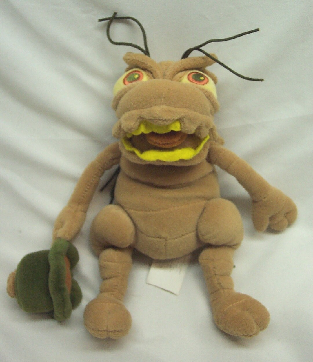 Vintage Walt Disney Store A Bug's Life P.T. FLEA 9 Bean Bag Stuffed Animal Toy 1990's Hopper's