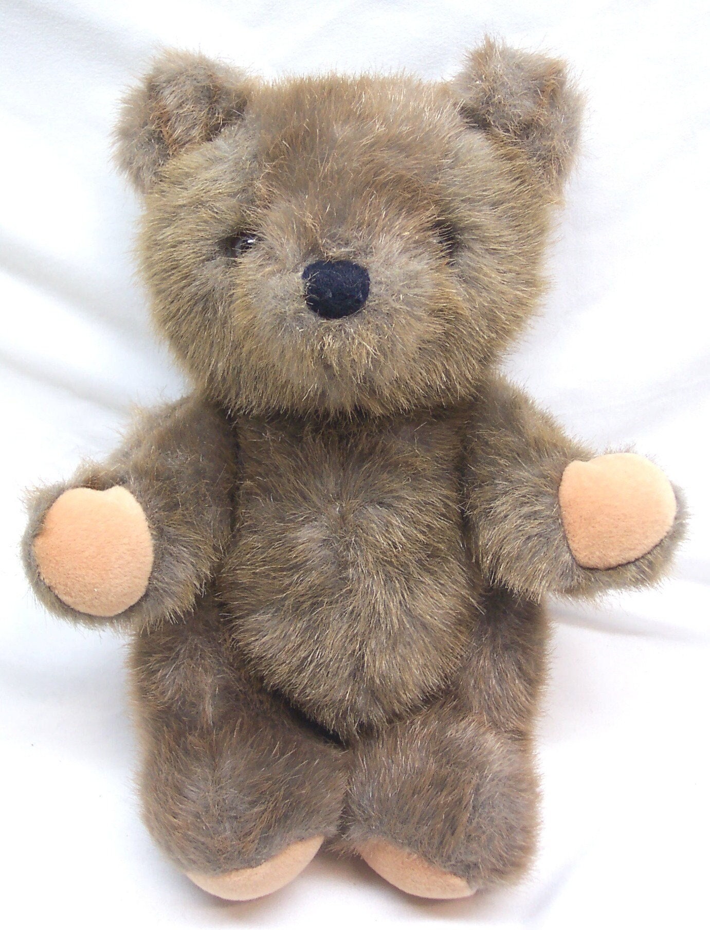 Vintage 1988 DAKIN JOINTED Brown Teddy Bear 10" Plush Stuffed Animal ...