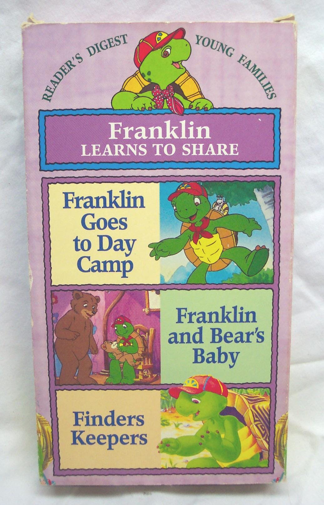 Vintage 1997 FRANKLIN the Turtle Learns to Share Vhs Video Nick Jr