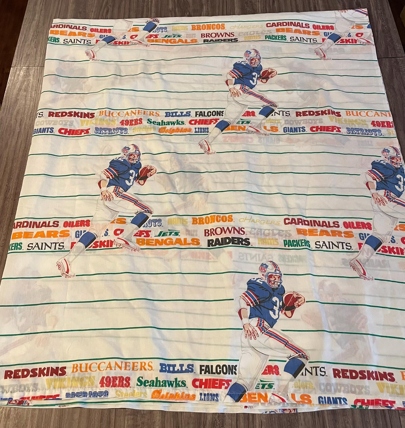 80s Chatham チャタム社 NFL MONTAGE ブランケット 【公式通販】