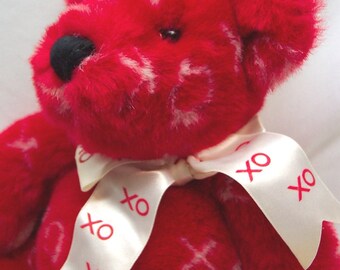 Vintage Ganz Heritage Collection KISSES Red TEDDY BEAR 15