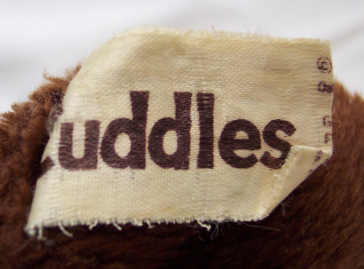 Vintage 1980's RUSS Cute Mini CUDDLES Brown Teddy Bear 4" Plush Stuffed ...