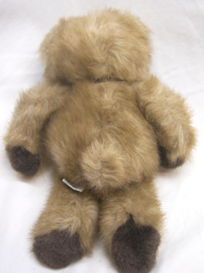 Vintage 1980's RUSS Fuzzy Brown TEDDY BEAR 8" Plush Stuffed Animal Toy ...