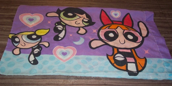 Vintage Cartoon Network Powerpuff Girls Pillowcase Pillow Case Etsy