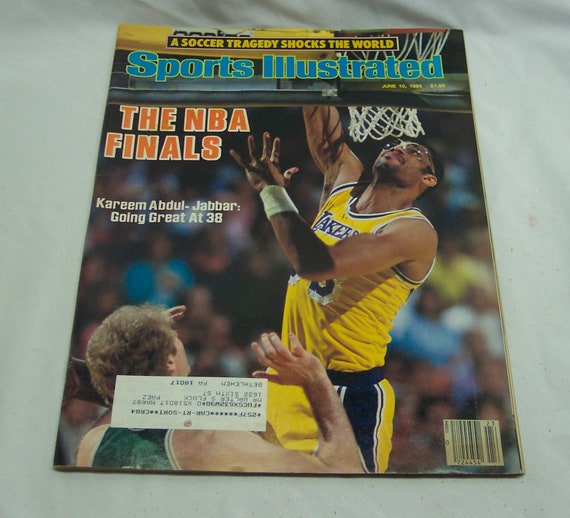 Kareem Abdul-Jabbar The NBA Finals Vintage 1985 SI Cover