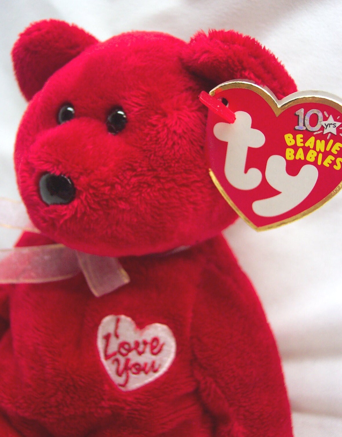 Vintage TY 2003 Beanie Babies SECRET Red 
