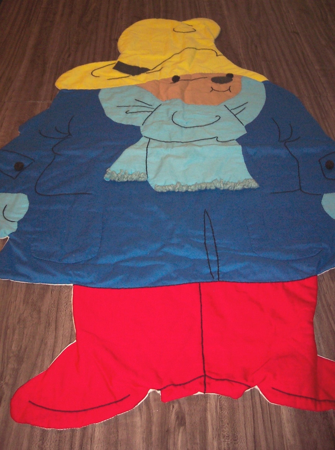 Vintage PADDINGTON BEAR Children's Quilted BLANKET Throw Etsy
