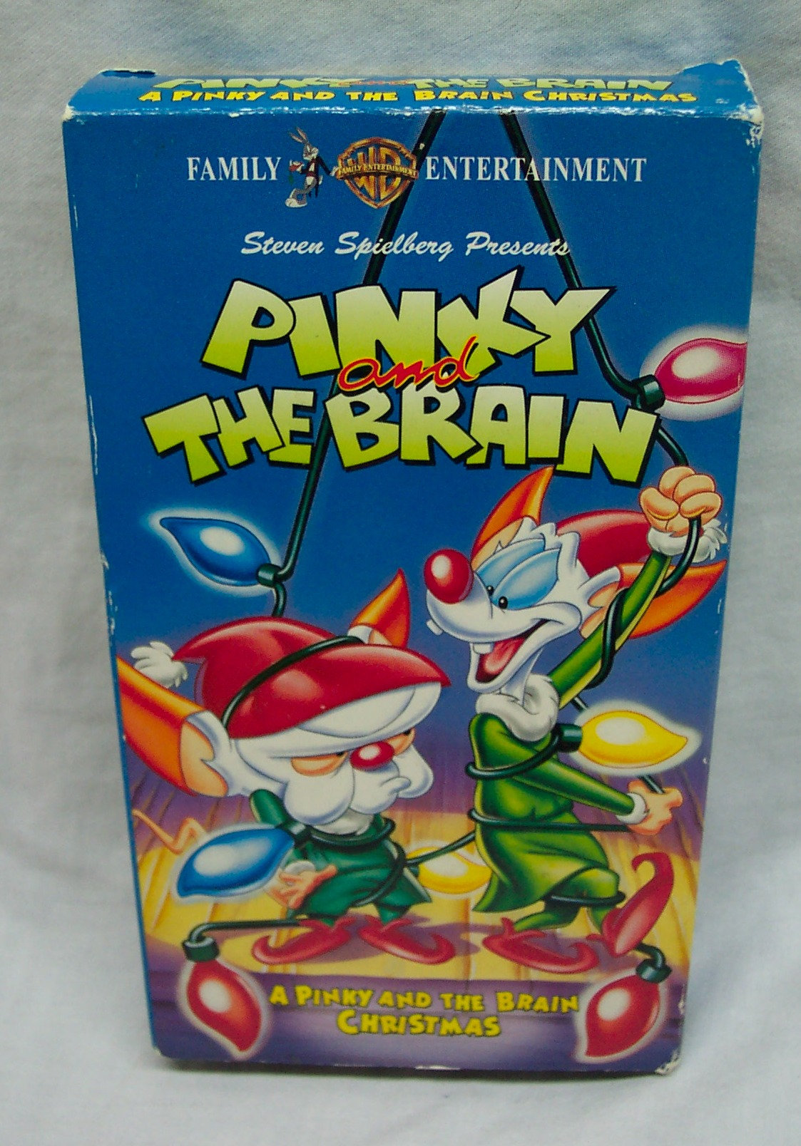 Vintage WB Pinky and The Brain CHRISTMAS VHS Video Movie 1996 90's Cartoon  Animaniacs